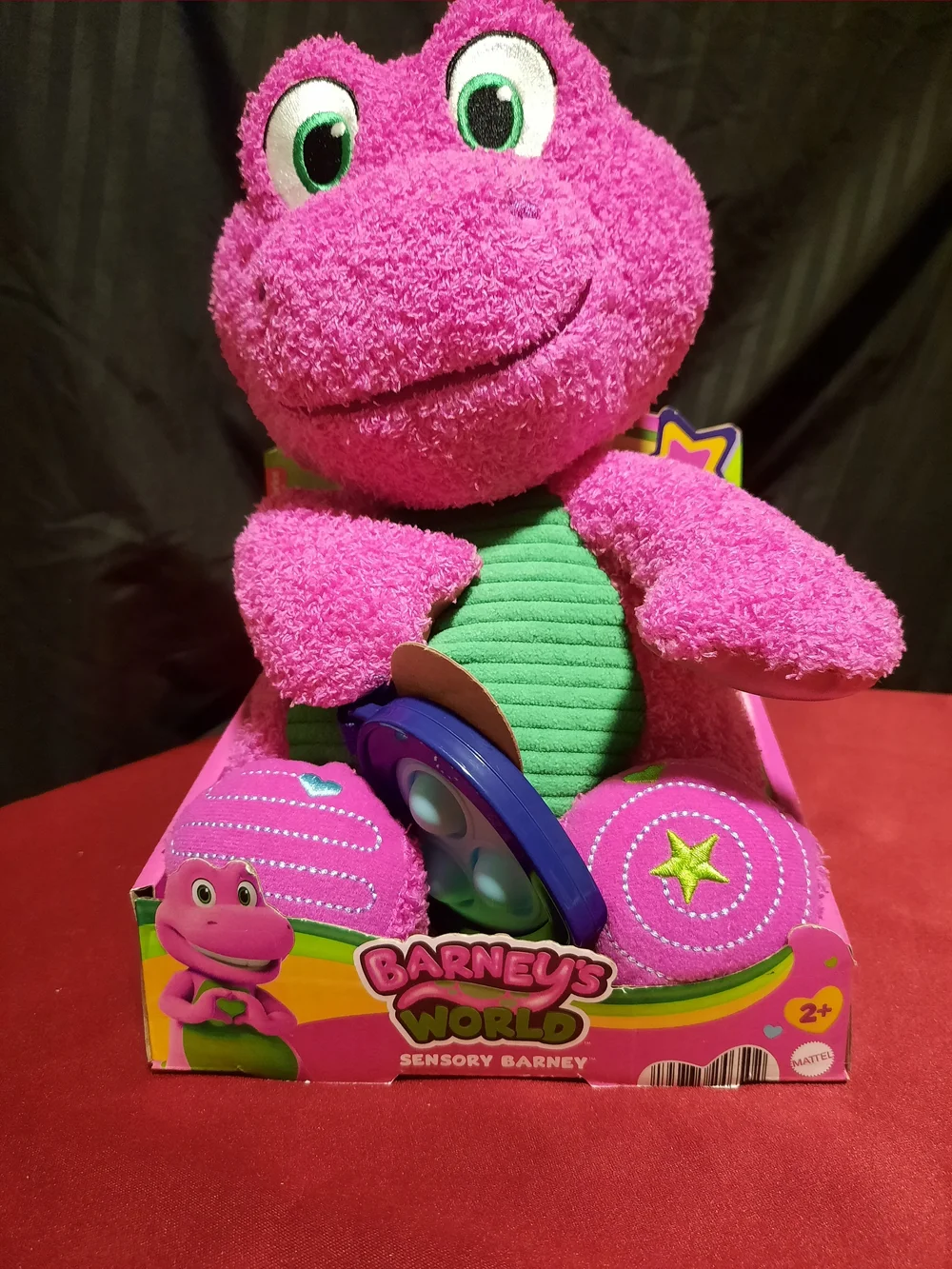 Barney's World Sensory Barney Plush New In Box